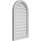 Ekena Millwork Round Top Surface Mount PVC Gable Vent: Functional, w/ 2"W x 1-1/2"P Brickmould Frame, 20"W x 34"H GVPRT20X3402SF - alternate 2